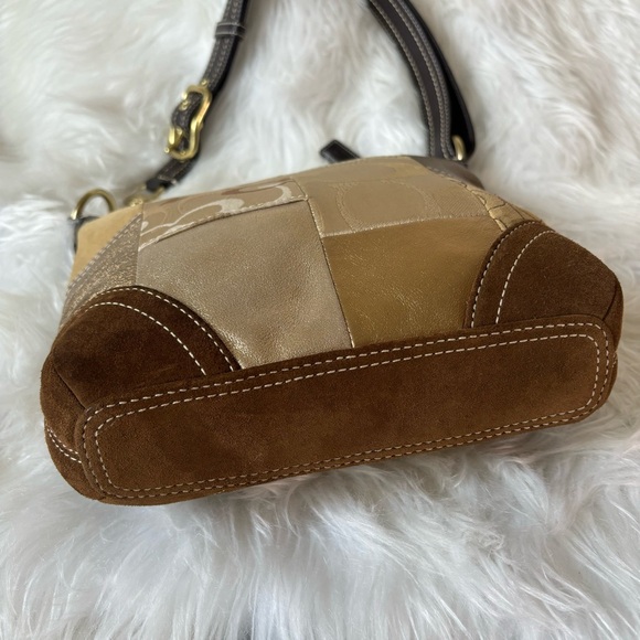 Coach Patchwork Hobo Shoulder Bag - Picture 7 of 11
